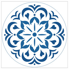 Turkey Mandala stencil, Turkey Tile template, Mandala  vector, cut files, laser cut, Silhouette, Cricut, SVG