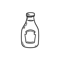 Ketchup Bottle Doodle