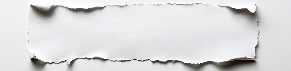 Ripped White Paper Texture