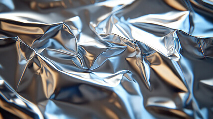 abstract background of blue silk