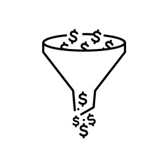 Financial Funnel Icon