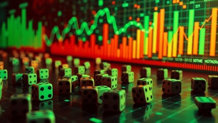 3d graph, financial chart, stock market data, data visualization, abstract data landscape, colorful, dynamic, futuristic, cinematic, digital art
