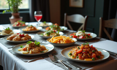 Delicious Home-Cooked Meal, Family Dinner - Authenticity