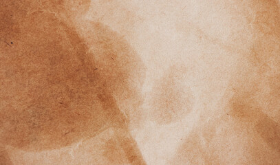 Brown paper bag texture as background, top view