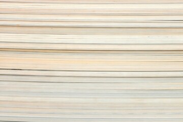 Close up of Stacked Light Beige Wooden Slats for Background Texture