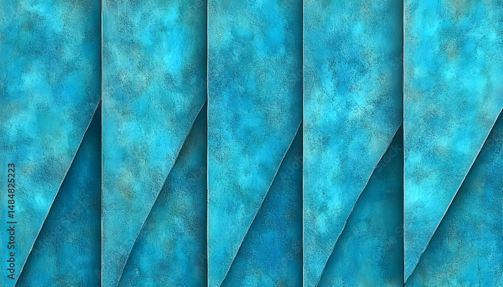 Poster abstract teal textured background with geometric design. ideal for websites, presentations, and desi