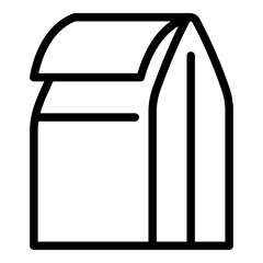 Takeaway icon. Vector line icon