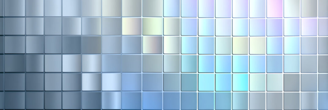 Modern, clean puzzle game board background with subtle grid and soft blue gradient. Slight metallic shine for a sleek, polished look. Perfect 800x800 px asset.
