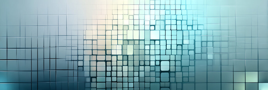 Modern, clean puzzle game board background with subtle grid and soft blue gradient. Slight metallic shine for a sleek, polished look. Perfect 800x800 px asset.
