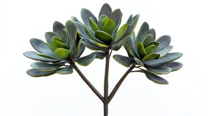 Decorative succulent plant arrangement