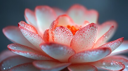 Symmetrical patterns emerge in the arrangement of petals on an exotic bloom, their perfect geometry a testament to nature's inherent order, a floral marvel of precision