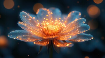 The intricate details of a dandelion seed head, showcasing its delicate structure ready to be carried by the wind