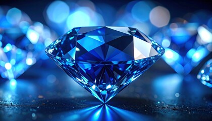 blue diamond on the blue 