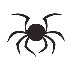 spider silhouette vector design