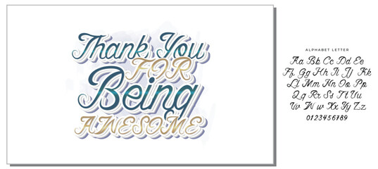 thank you for being awesome the quote letters