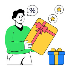A unique design illustration of discount voucher