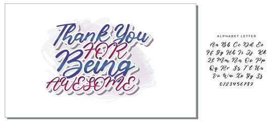 thank you for being awesome the quote letters