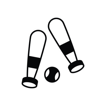 Baseball icon vector stock illustration