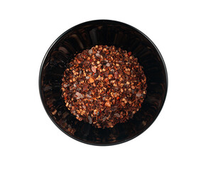 Chili and salt seasoning, red chilli pepper spice powder, dry crushed hot pepper flakes