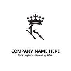 King logo company design vector illustration