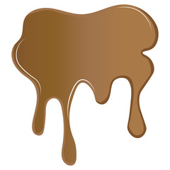 Caramel Splash Vector Art.