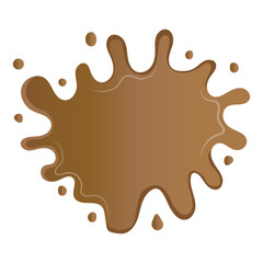 Caramel Splash Vector Art.