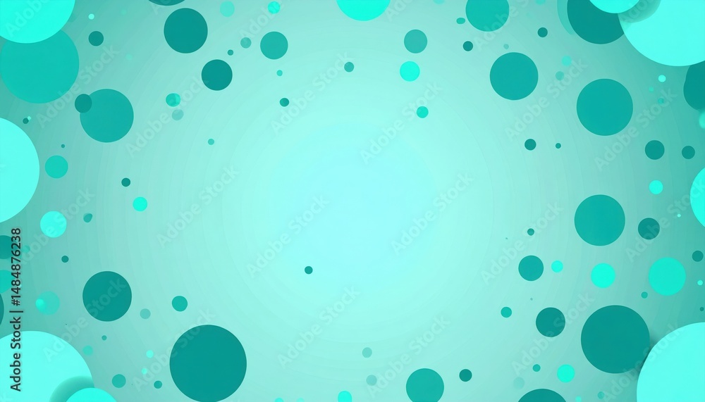Poster dynamic colorful background with circles abstract design digital art vibrant environment aesthetic v