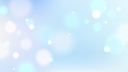 soft dreamy bokeh background light blue white blurred circles gentle ethereal bright airy abstract texture © phochi