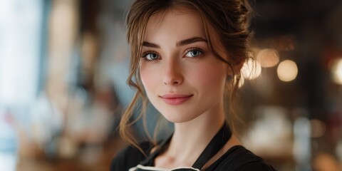 Portrait of Woman with Soft Ambient Glow is a premium-quality stock image ideal for use in lifestyle blogs, health content, promotional campaigns, and editorial publications.