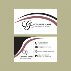 Business Card Design Creative Modern Unique Professional Business Template.