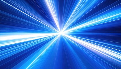 Dynamic light explosion digital space abstract art futuristic environment wide angle view energy concept