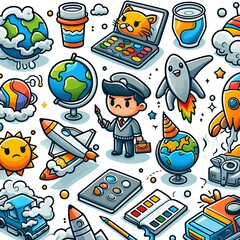 vector illustration of space for your design