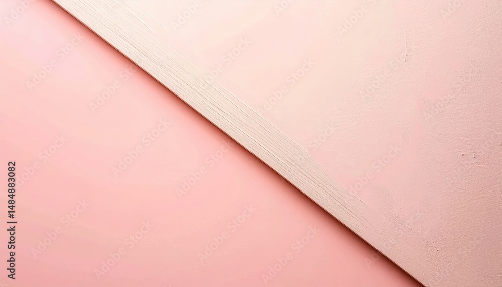 Poster creating artistic textures on a pink surface studio photography minimalist top-down view abstract co
