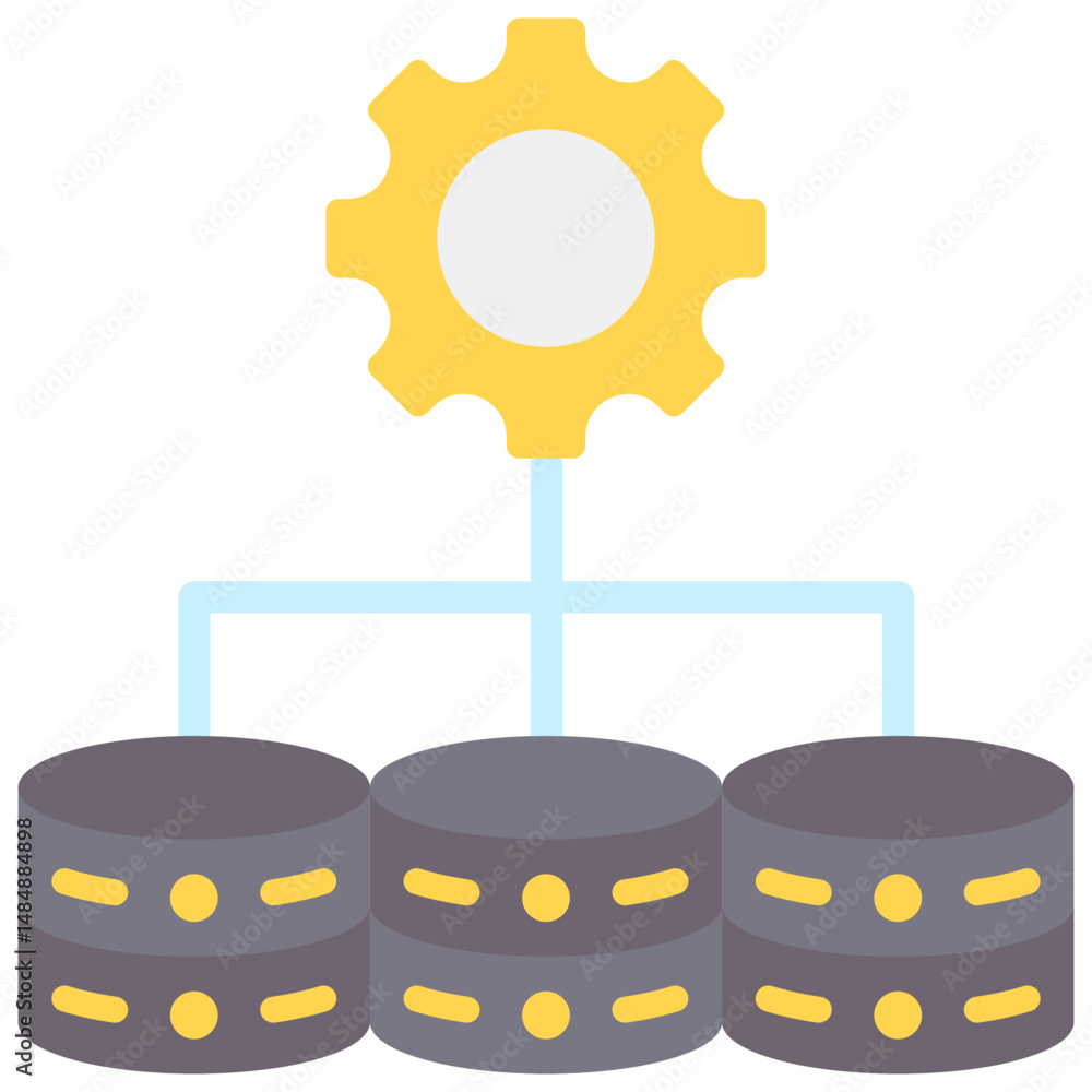Poster infrastructure scaling fill icon vector illusrtation