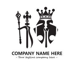 King logo company design vector illustration