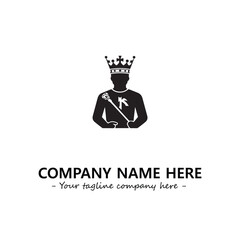 King logo company design vector illustration