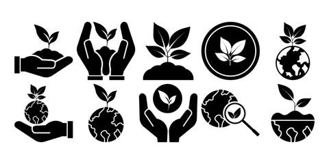 Obraz premium Environmental Awareness Icon