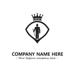 King logo company design vector illustration