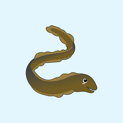 Animal Cute Cartoon Eel