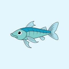 Animal Cute Cartoon Icefish