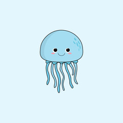 Animal Cute Cartoon Jellyfish