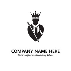 King logo company design vector illustration