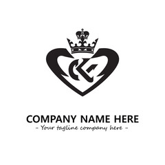 King logo company design vector illustration
