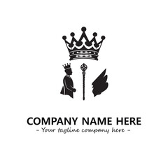 King logo company design vector illustration