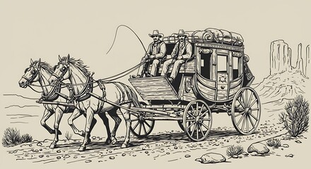 Desert Stagecoach: A Journey West
