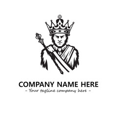 King logo company design vector illustration