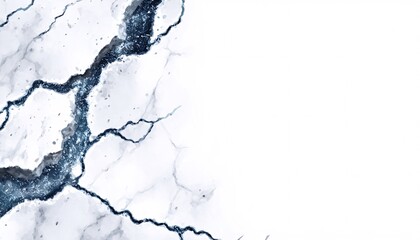 Abstract Marble Background with Cracked Patterns and Unique Blue Veins for Elegant Designs