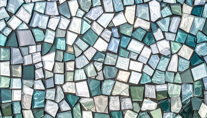 Vibrant mosaic patterns art studio digital art indoor close-up creative design inspirations