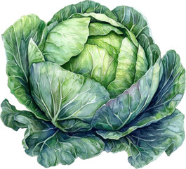 Obraz premium head of cabbage