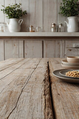 wooden kitchen table